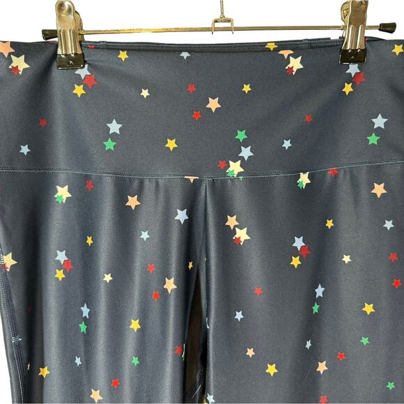 Summersalt Do It All High Rise 7/8 Leggings Deep Sea Blue Scatter Star Print 10 - Picture 7 of 11